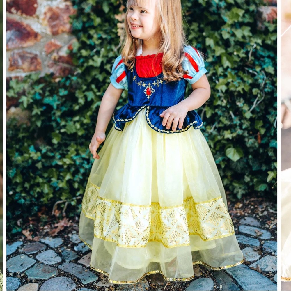 Deluxe Snow White dress by Little Adventures, size Medium (ages 3-5)